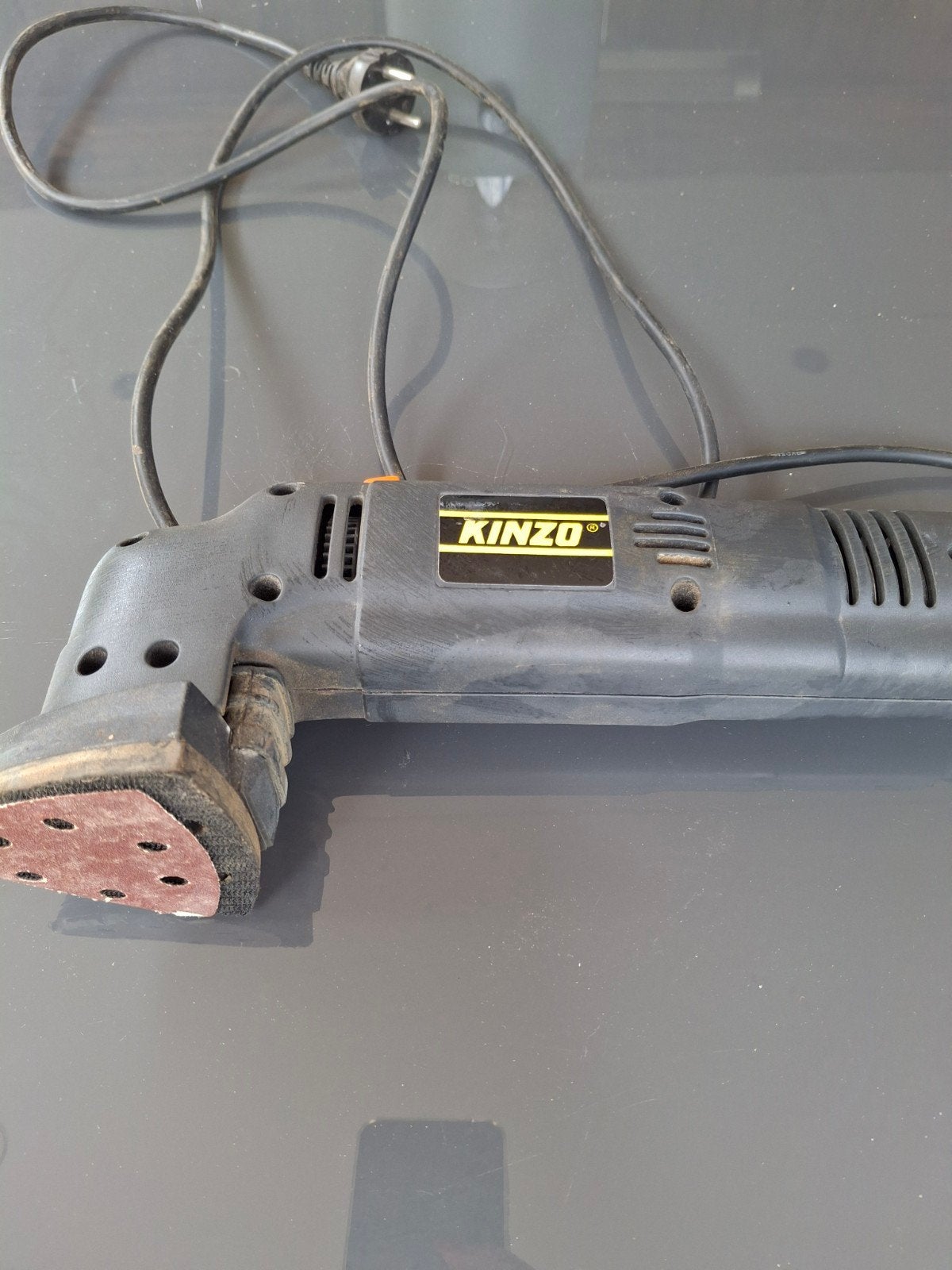 Kinzo Vlakschuurmachine 180W - Gebruikt, Doe-het-zelf en Verbouw, Gereedschap | Schuurmachines, Ophalen