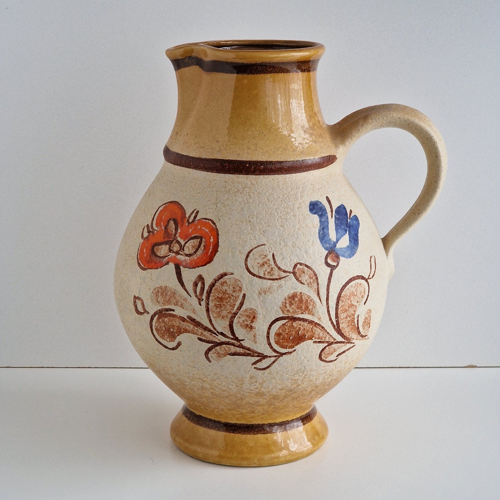 Retro vintage fatlava west Germany vaas, Verzamelen, Ophalen of Verzenden, Huis en Inrichting