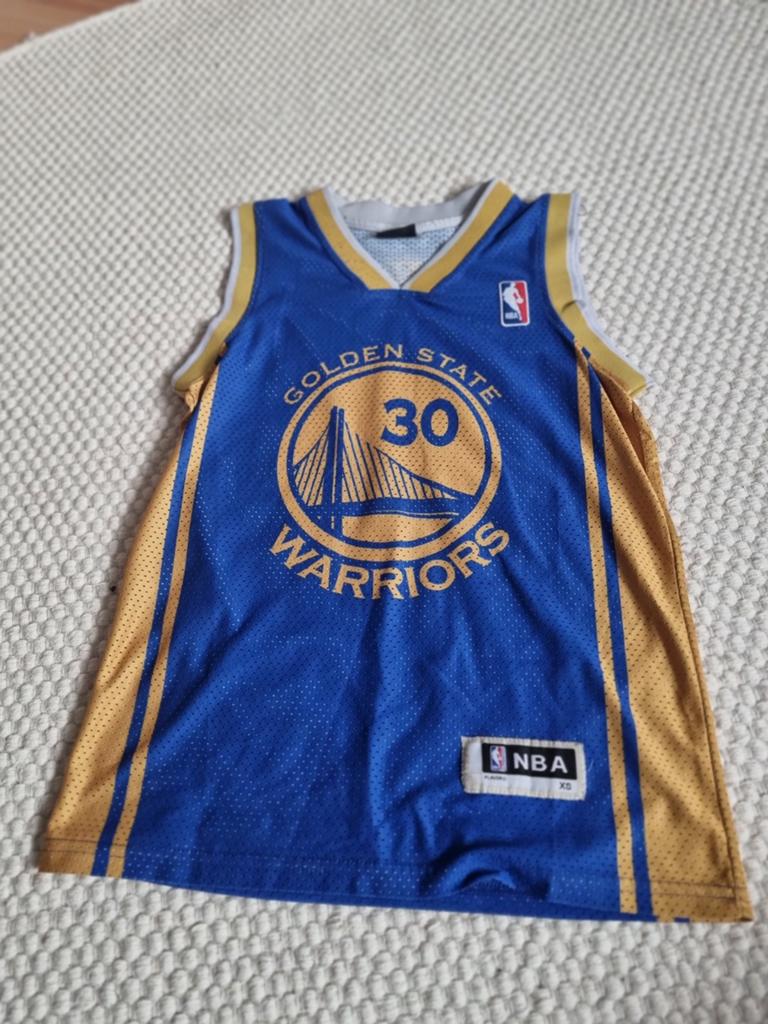 Golden State Warriors NBA Basketbal Shirt Maat XS, Blauw, Zo goed als nieuw, Algemeen, Maat 46 (S) of kleiner