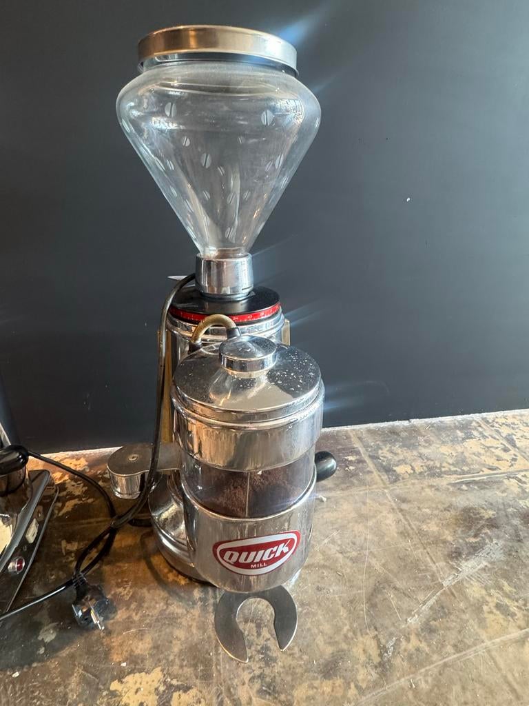 Vintage Quick Mill Koffiemolen - Perfect voor Espresso, Ophalen, Gebruikt, Overige modellen, Koffiebonen