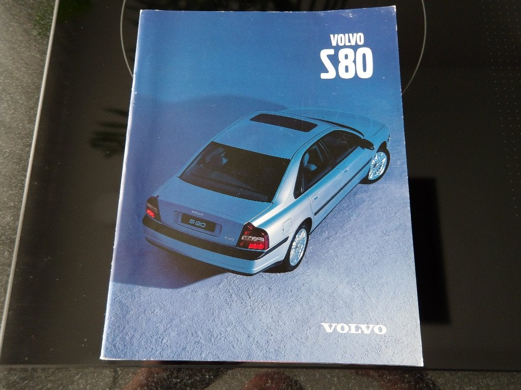 Volvo S80 Brochure - Origineel, Volvo, Volvo Cars, Ophalen of Verzenden, Zo goed als nieuw