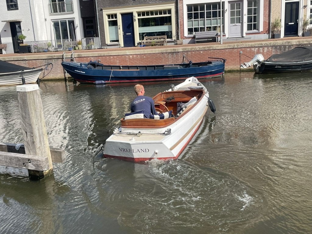 Grachtenbootje/notarisbootje, Overige merken, Gebruikt, Staal, Binnenboordmotor