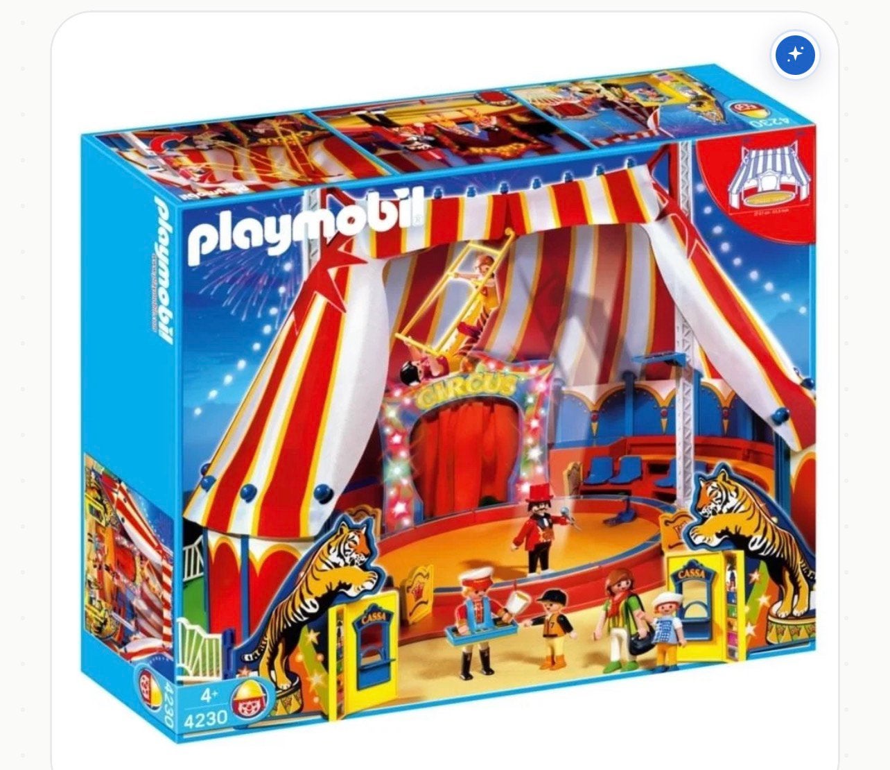 Playmobil circus met veel extra’s zgan (zonder winkeldoos), Complete set, Overige typen, Ophalen of Verzenden, Zo goed als nieuw