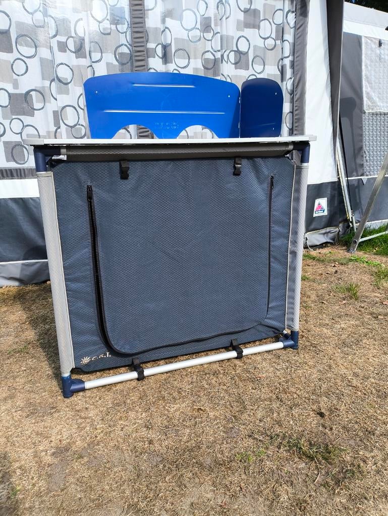 Opvouwbare campingkast, Caravans en Kamperen, Ophalen, Gebruikt