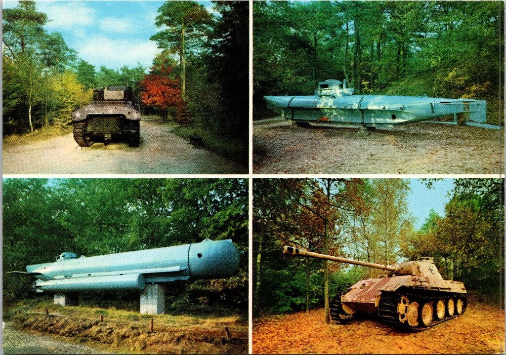 Nationaal Oorlogsmuseum - Met o.a. de U.S.A. Sherman Tank, Verzenden, 1960 tot 1980, Ongelopen, Noord-Brabant