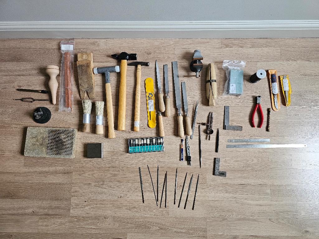 Goudsmid , edelsmid, zilversmid gereedschap, Ophalen, Zo goed als nieuw
