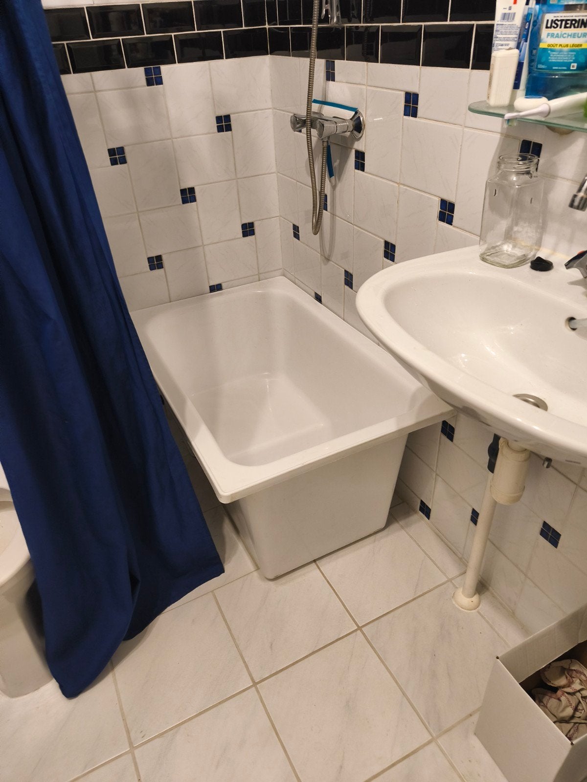Stevig Kunststof Bad Kuip Zitbad Badkuip Ijsbad Coldplunge, Doe-het-zelf en Verbouw, Ophalen of Verzenden, Gebruikt, Bad