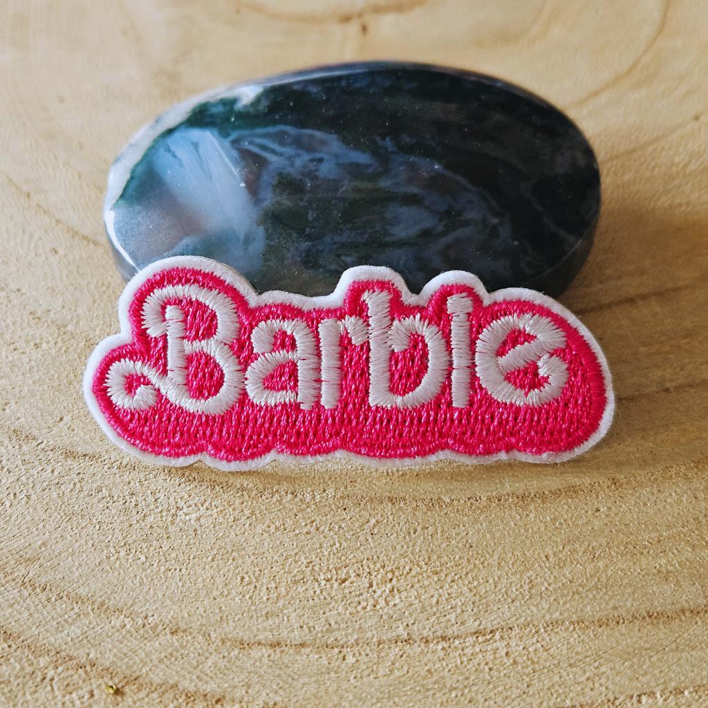Strijk embleem applicatie Patch Barbie, D, Nieuw, Ophalen of Verzenden, D