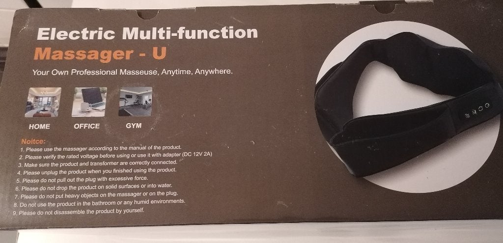 Electric Multi-function Massager-U, Sport en Fitness, Ophalen, Zo goed als nieuw, Apparaat
