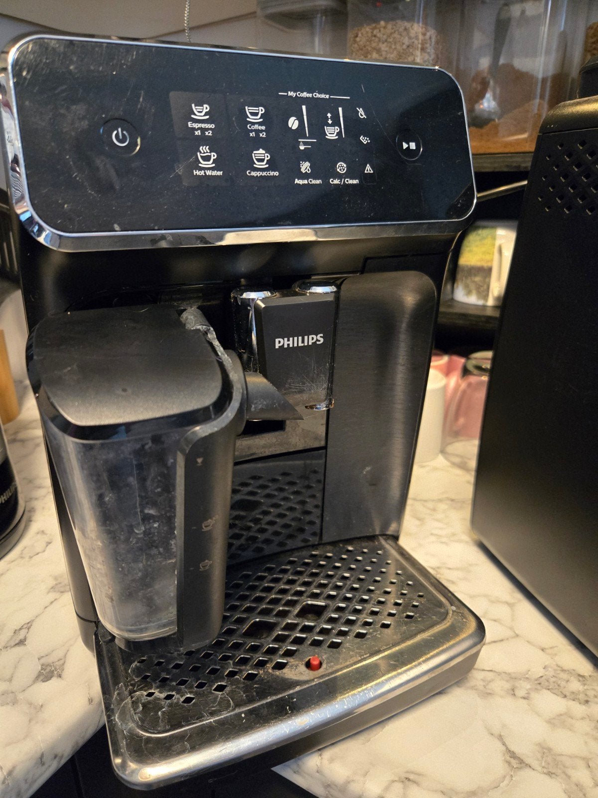Philips EP2231/40 Volautomatische Espressomachine, Witgoed en Apparatuur, Ophalen, Afneembaar waterreservoir, Gebruikt, Espresso apparaat
