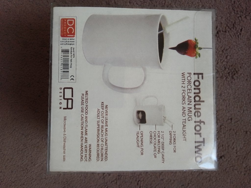 Fondueset for 2, Ophalen, Nieuw, Waxinelicht, Fondueset