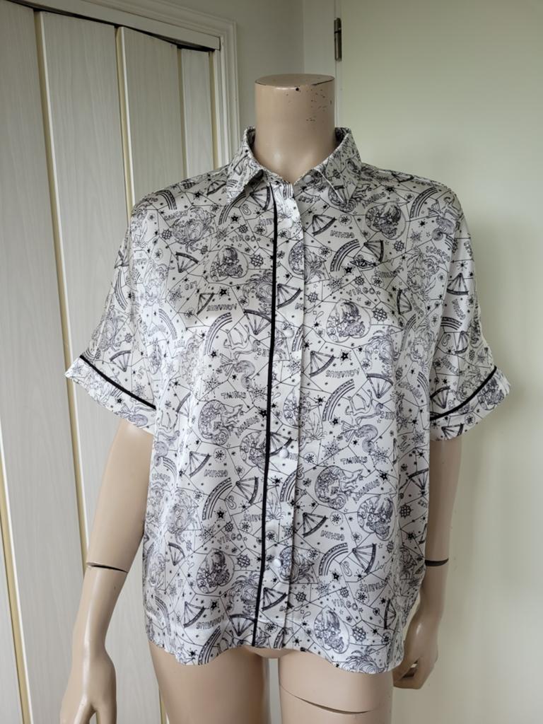 Tommy Hilfiger Zendaya zijde shirt blouse maat L/40, Maat 38/40 (M), Overige kleuren, Ophalen of Verzenden, Zo goed als nieuw