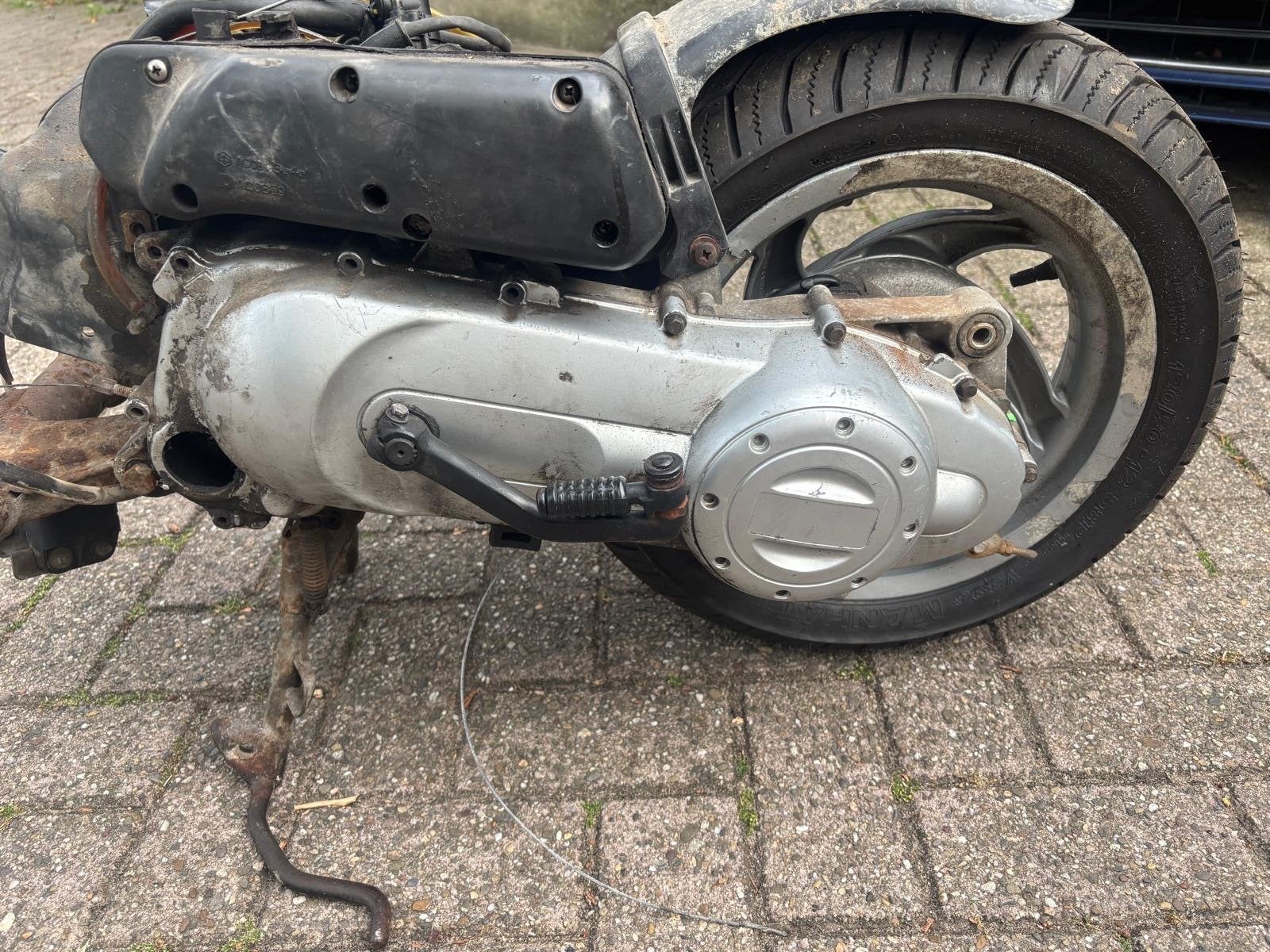 Piaggio 2-takt blok met lang carter, Ophalen, Gebruikt, Blok, Piaggio