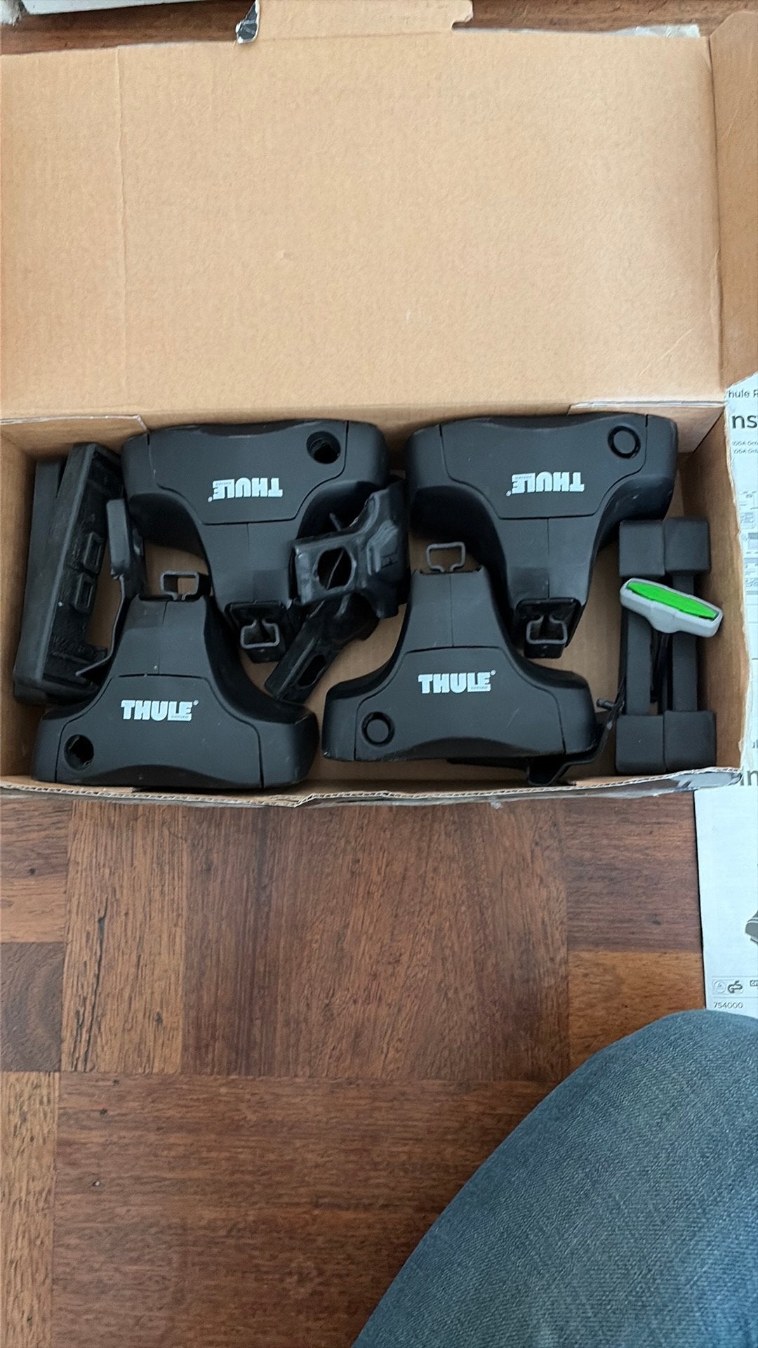 Thule 754 dakdragers met rapid kit 1726, Auto diversen, Dakdragers, Ophalen of Verzenden, Gebruikt