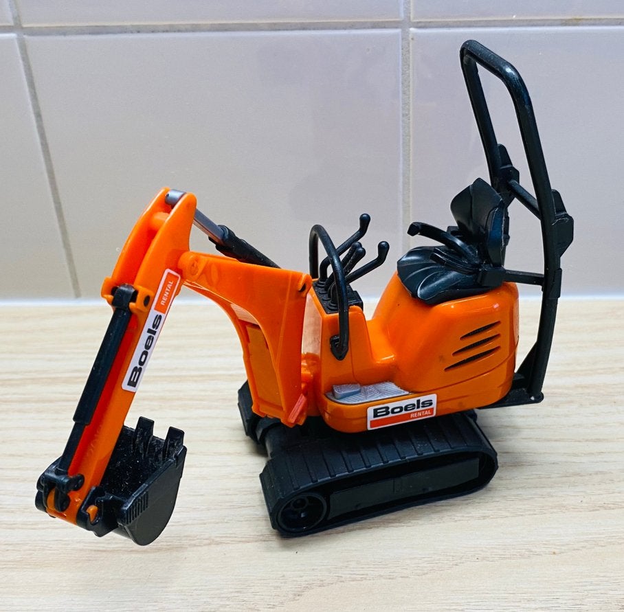 Bruder - Boels JCB mini graafmachine, Ophalen of Verzenden, Gebruikt