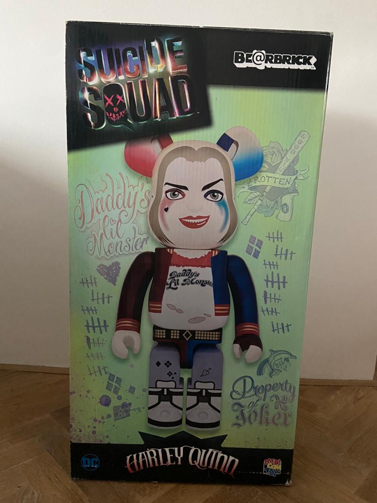 Medicom Bearbrick 1000% Harley Quinn - Zo goed als nieuw, Ophalen of Verzenden, Zo goed als nieuw