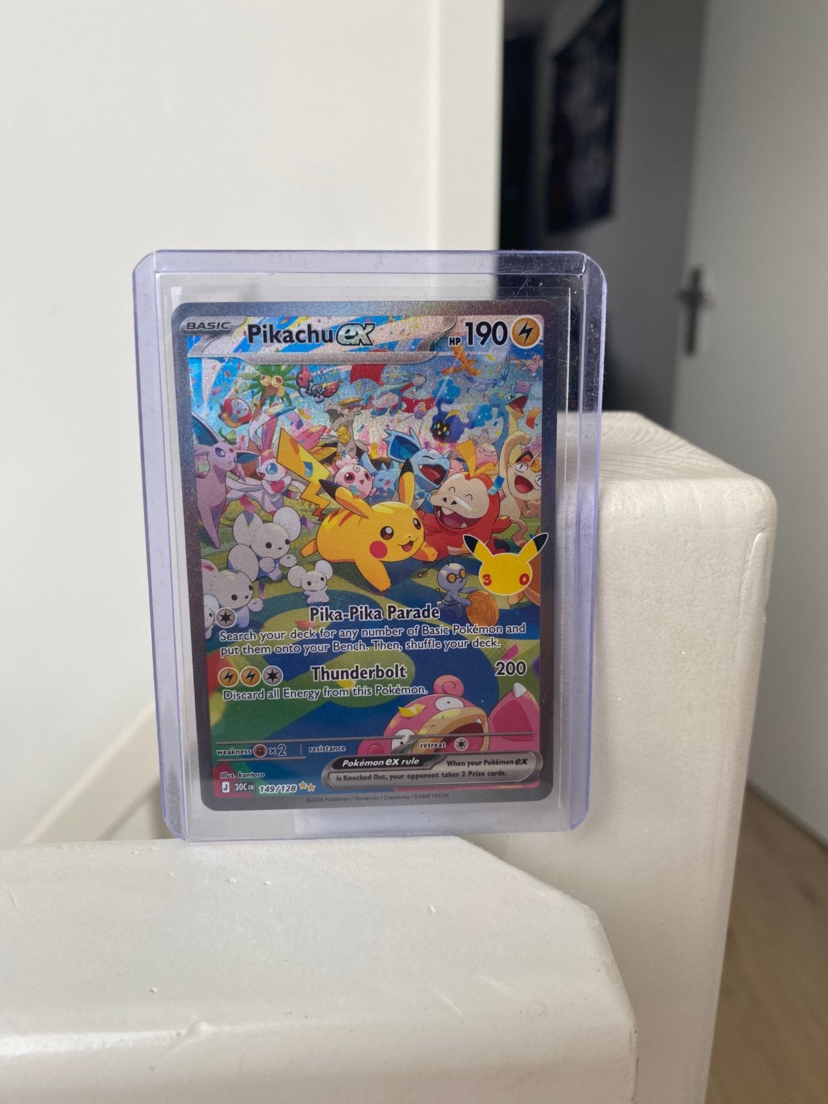 Pokemon kaart pikachu, 1 speler, Zo goed als nieuw, Vanaf 3 jaar, Ophalen