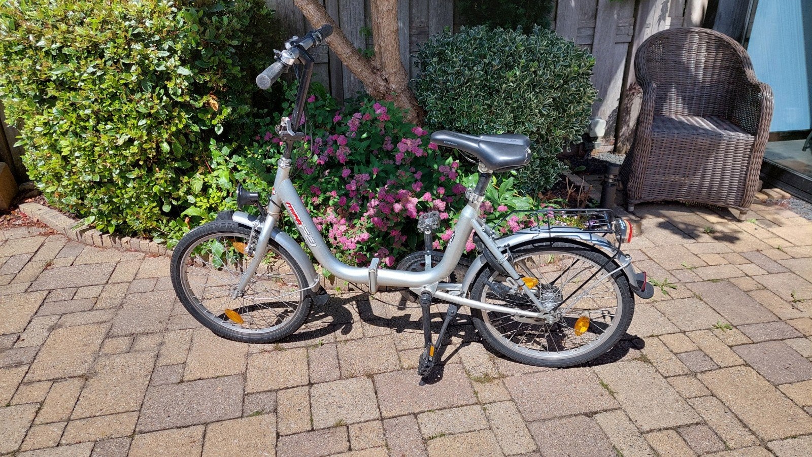Handige opvouwbare fiets voor caravan of student, Ophalen