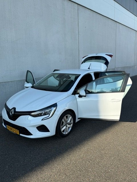 Renault Clio 1.0 TCe 100pk Bi-fuel 2022 Wit, Auto's, Voorwielaandrijving, Euro 6, Handgeschakeld, Particulier