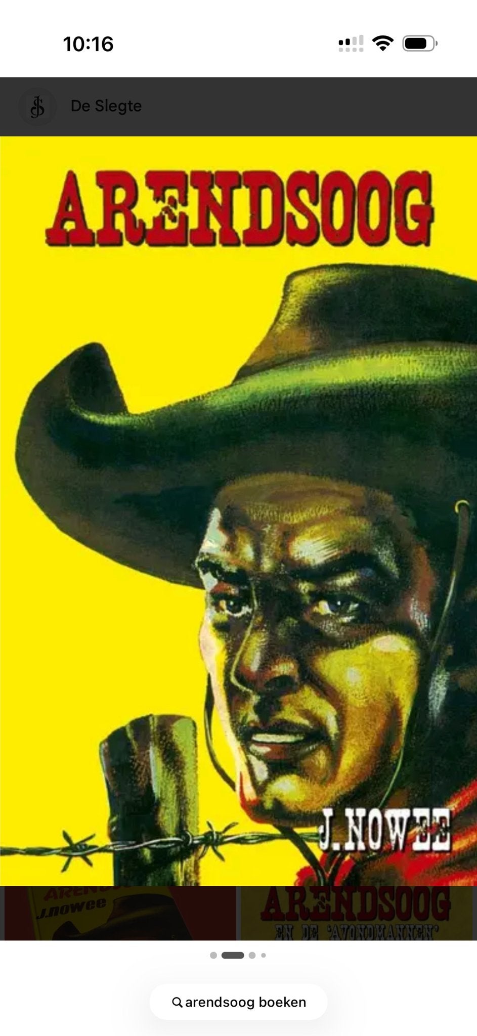 Arendsoog - J. Nowee (Western Boek) gehele serie, Ophalen, Gelezen