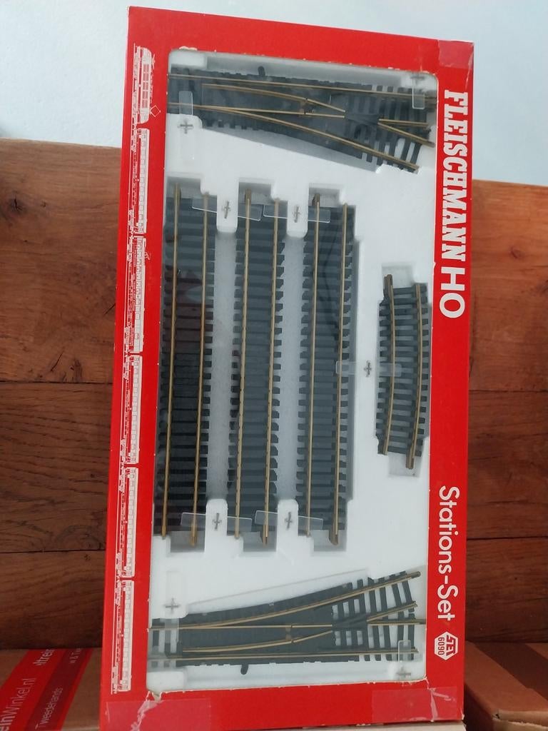 Fleischmann 6090 Stations Set, Gelijkstroom, Fleischmann, Wagon, Ophalen of Verzenden
