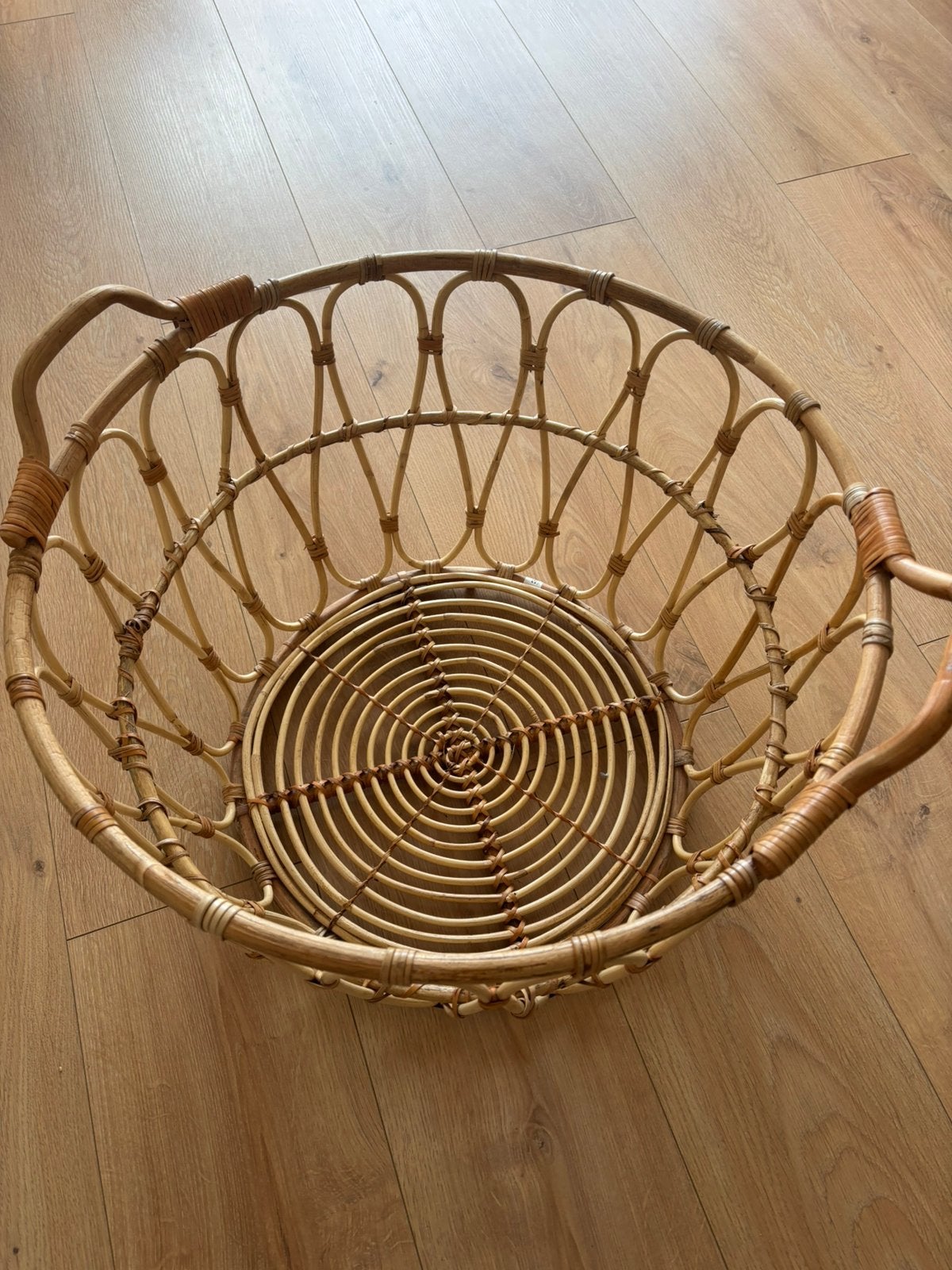 Rotan mand - IKEA SNIDAD, Ophalen, Zo goed als nieuw, Rond, Riet