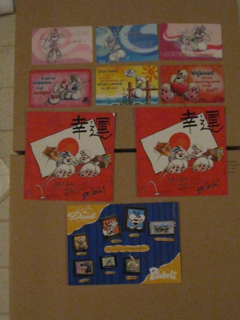 9 nieuwe Diddl kaarten / pasjes, Verzamelen, Ophalen of Verzenden, Verschillende figuren, Nieuw, Papier, Kaart of Schrift