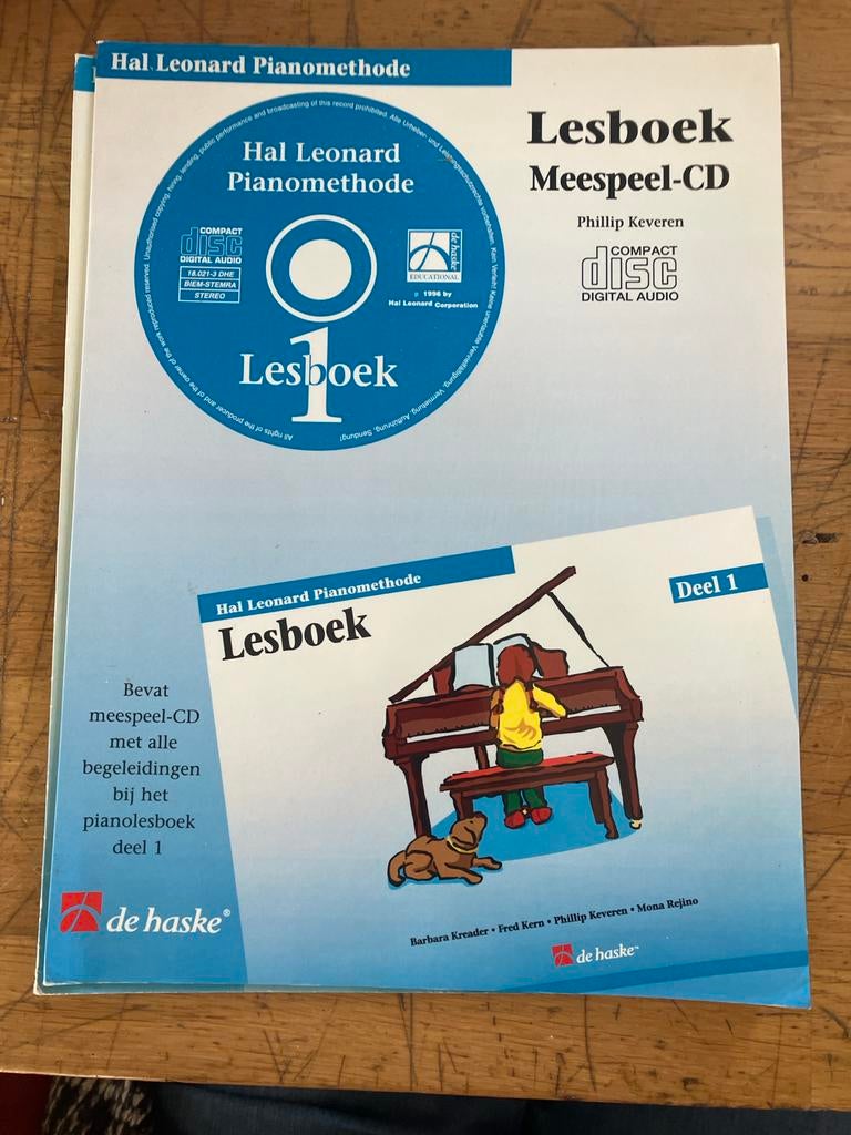 Hal Leonard Pianomethode CD Lesboek Deel 1, Boeken, Ophalen of Verzenden, Gelezen, Overige niveaus, Overige vakken