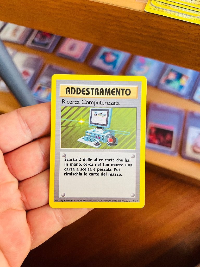 Computer Search 71/102 Base Set Pokemon, Verzenden, Zo goed als nieuw, Losse kaart, Foil