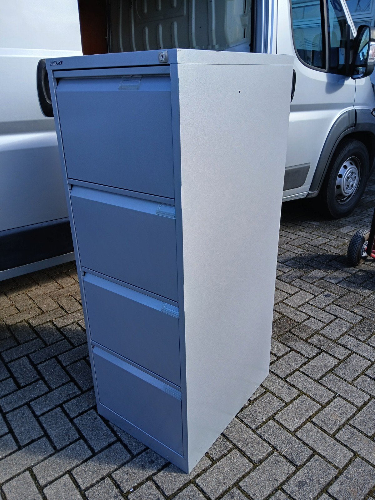 Stalen ladenkast 4 laden, Huis en Inrichting, Kasten | Schoenenkasten, Ophalen, Info@tommysmit.nl, Gebruikt, 7008AR