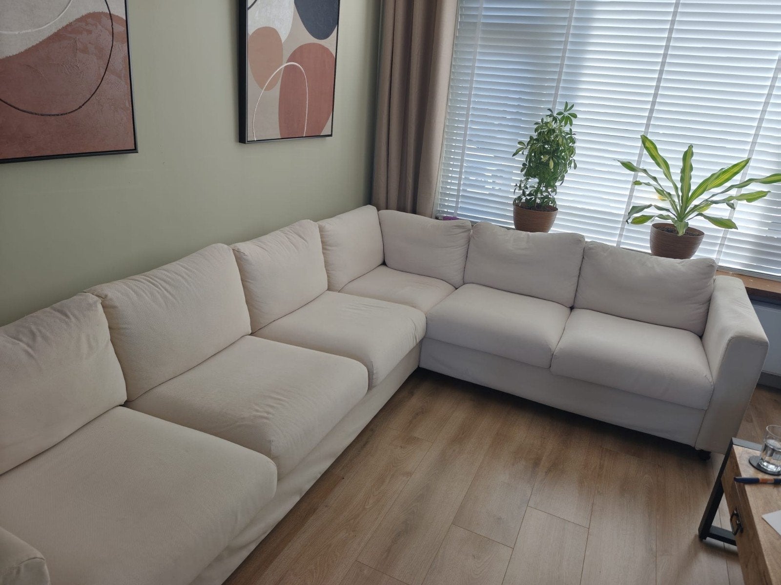 Ikea Vimle Hoekbank met poef, Ophalen, Gebruikt, Stof, Modern, Comfortabel