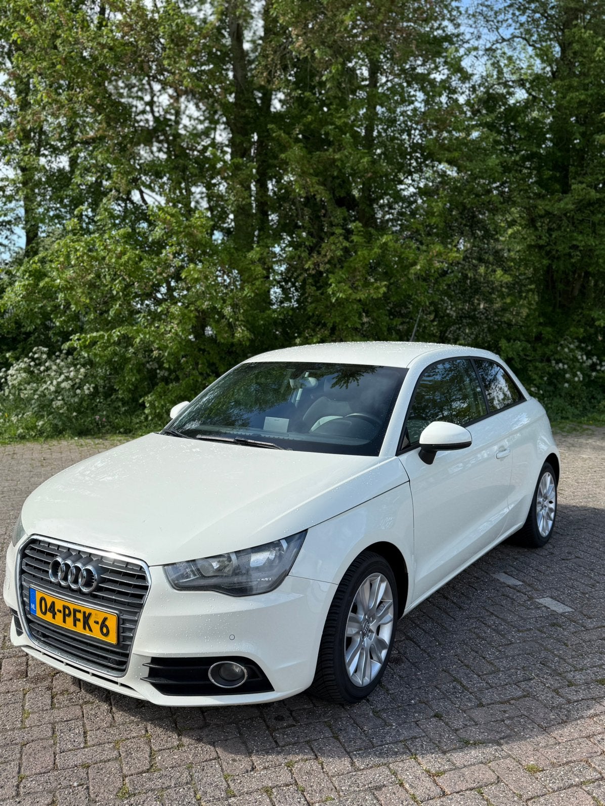 Audi A1 1.4 Tfsi 90KW S-tronic 2011 Wit, Auto's, Audi, A1, 4 cilinders, 4 stoelen, Origineel Nederlands