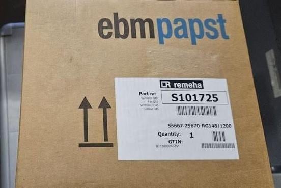 EBM Papst Remeha Ventilator Q45 - Nieuw in doos, Doe-het-zelf en Verbouw, Ventilatie en Afzuiging, Ophalen of Verzenden, Nieuw