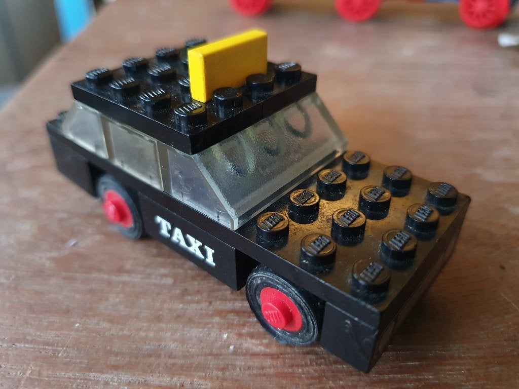 Lego taxi, Ophalen, Gebruikt, Compleet