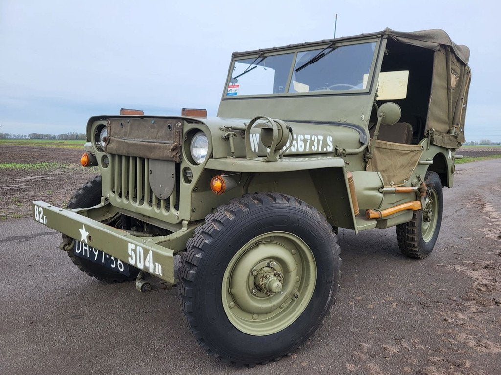 Ford Jeep GPW 1945 Oldtimer oorlog, Auto's, Oldtimers, Bedrijf, Te koop, 4x4, Ford, Benzine, Overige carrosserieën, Handgeschakeld