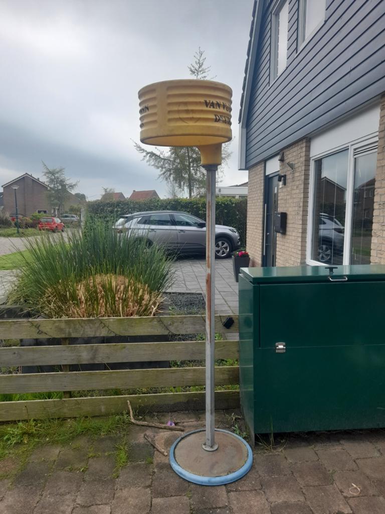 Korfbalpaal met korf, Ophalen, Korf of Paal