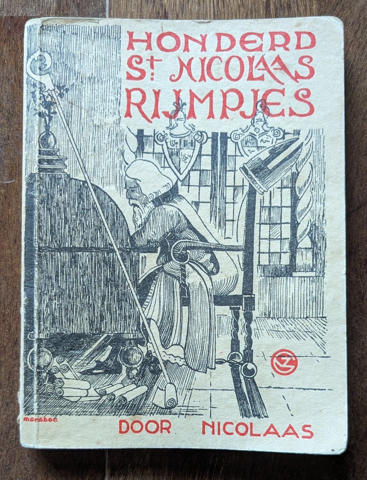 Honderd Sint Nicolaas Rijmpjes - Vintage Sinterklaasboekje, Boeken, Ophalen of Verzenden, Gelezen, Nicolaas