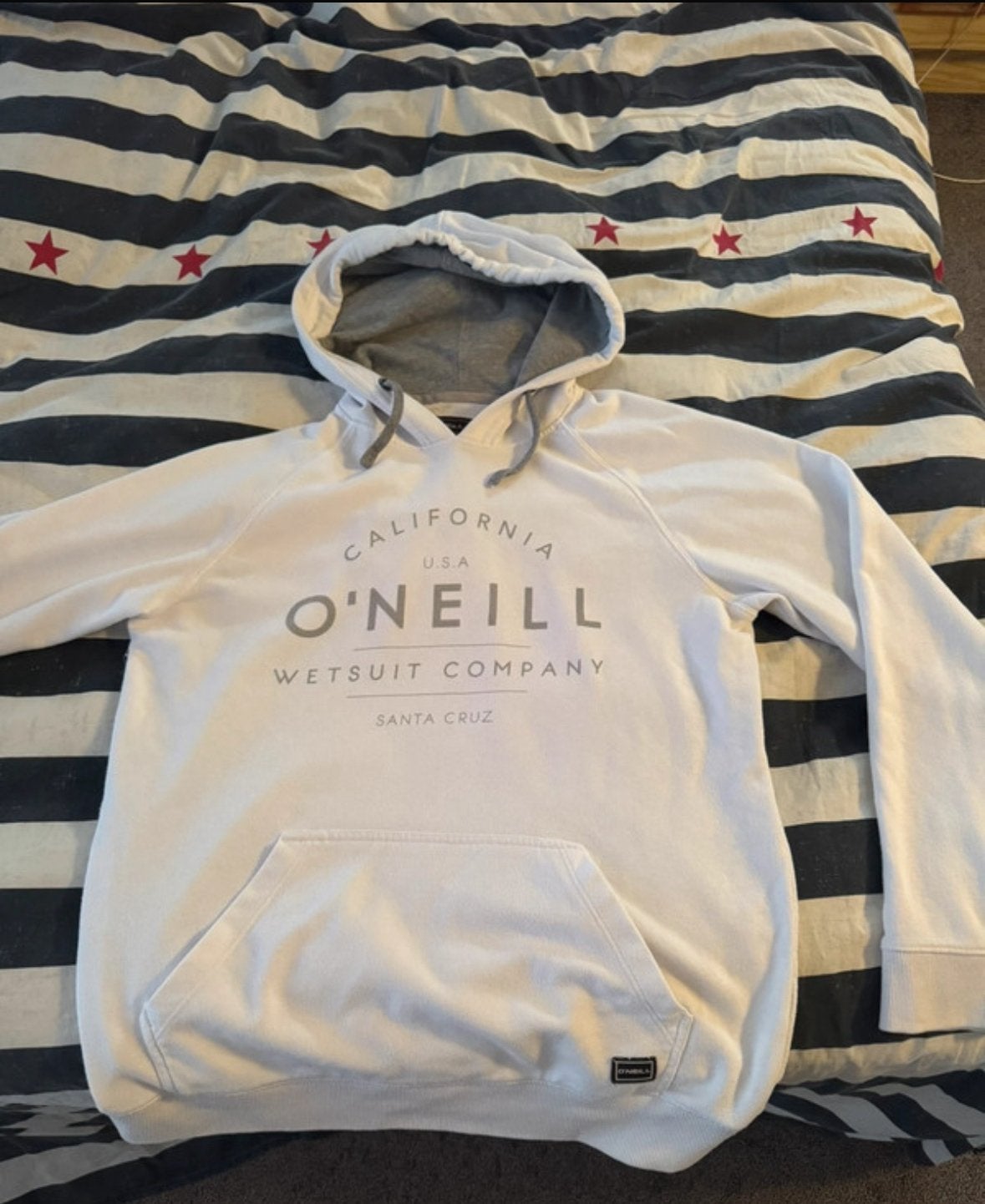 O’neill hoodie maat medium, Verzenden, Zo goed als nieuw, Maat 38/40 (M), Grijs