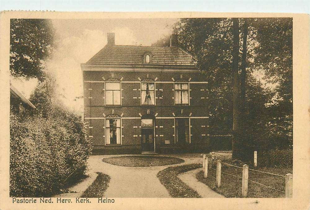 304-276-021 Heino Pastorie Ned. Herv. Kerk, Verzenden, Voor 1920, Overijssel