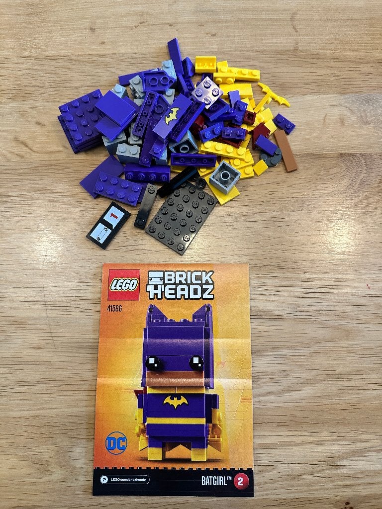 41586 LEGO BrickHeadz DC Comics Super Heroes Batgirl, BrickHeadz, Lego, Inclusief instructies, Ophalen of Verzenden