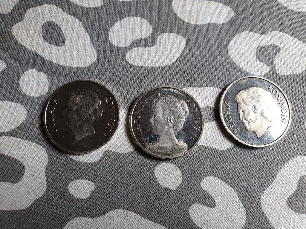 Rabobank munten, Postzegels en Munten, Munten | Nederland, Ophalen of Verzenden, Koningin Beatrix, Overige waardes, Setje
