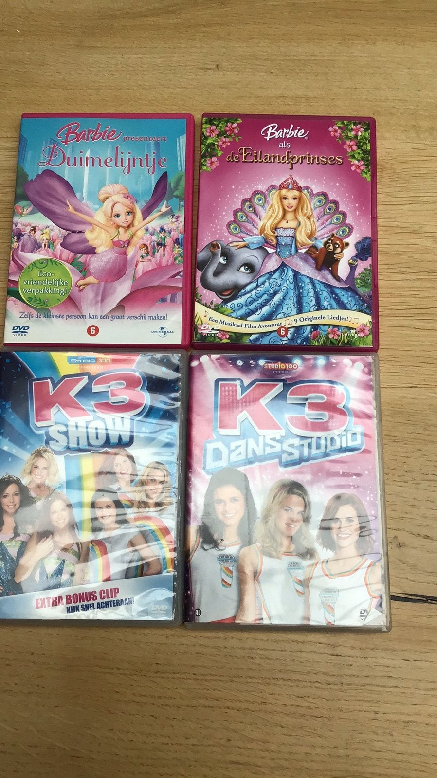 DVD’s K3 & Barbie, Alle leeftijden, Ophalen of Verzenden, Gebruikt
