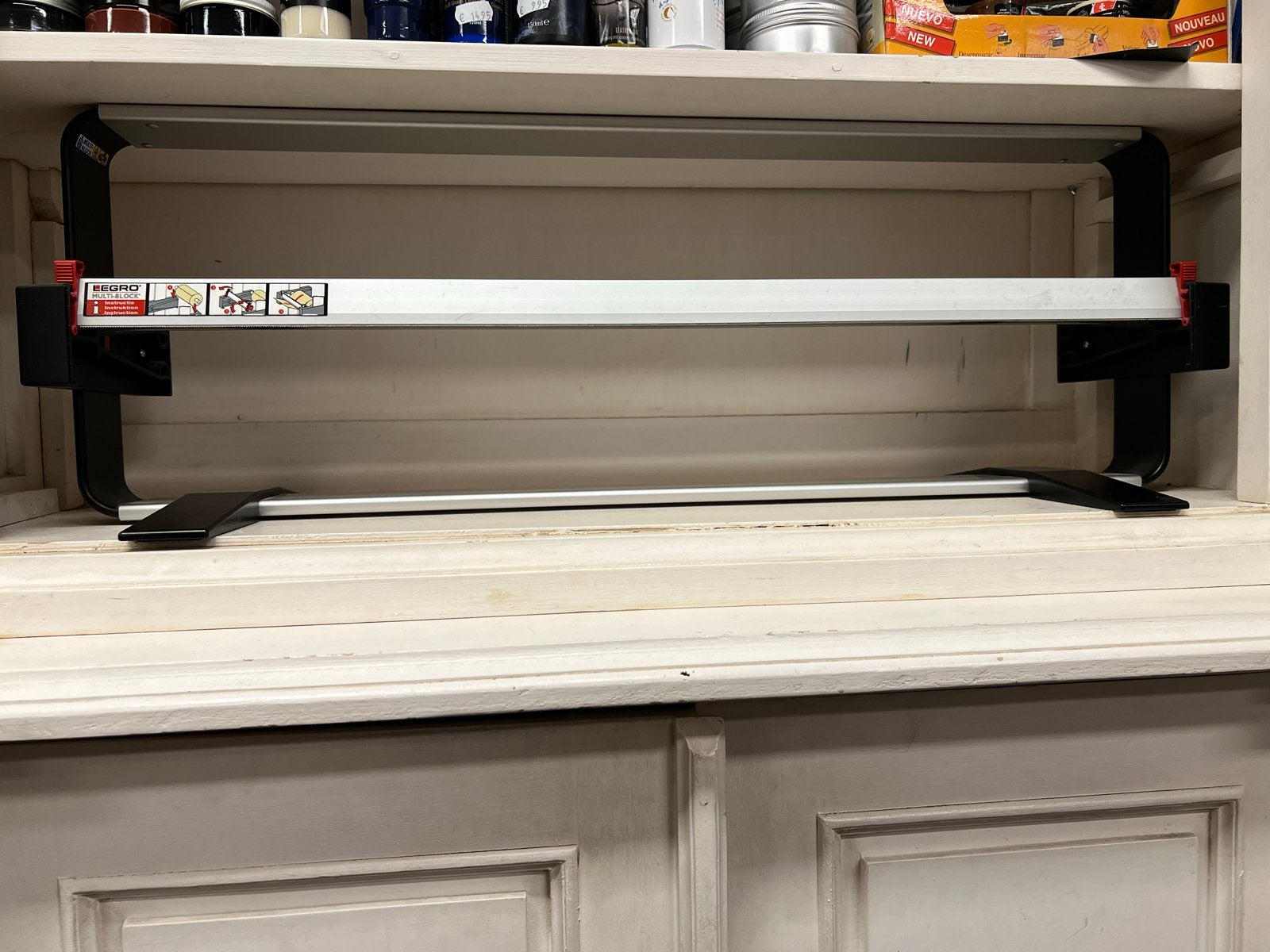Papierrolhouder Legro 50 cm breed met scheurmes, Ophalen of Verzenden, Gebruikt, Toonbank