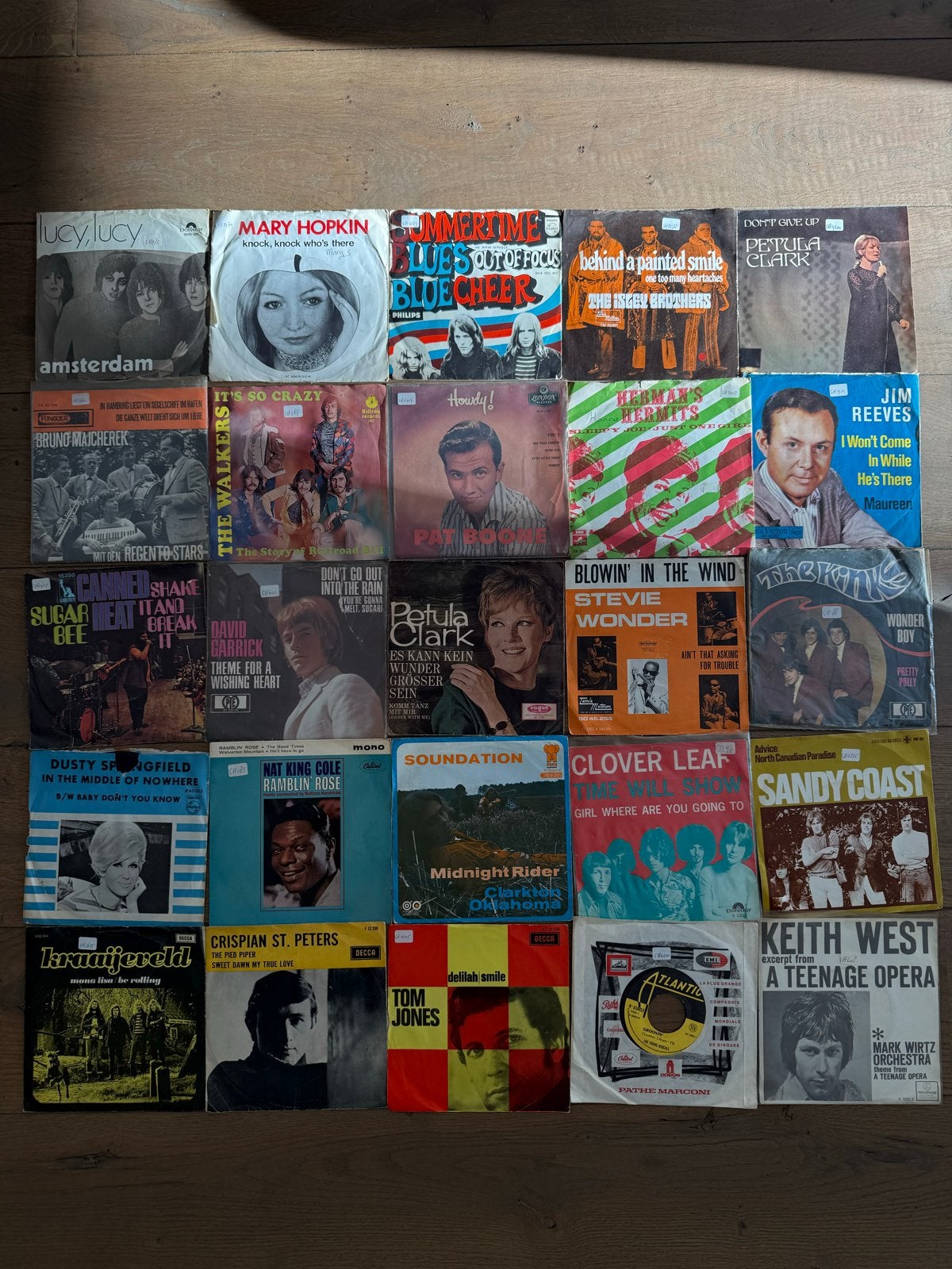 Grote collectie 7 inch vinyl singles, Ophalen, Gebruikt, 7 inch, Pop