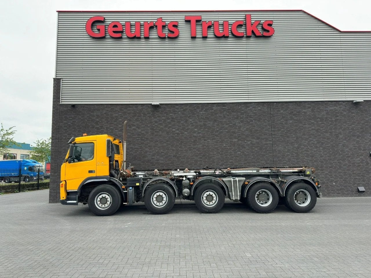 Terberg FM 2850 10X4 KETTING/CHAIN/KETTENSYSTEM/CONTAINER, Auto's, Automaat, Euro 5, Achterwielaandrijving, Bedrijf