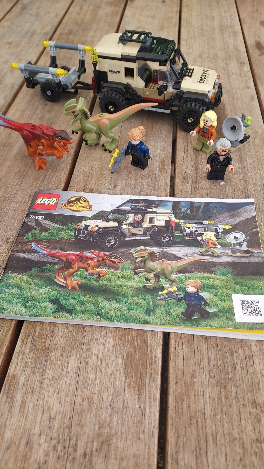 LEGO Jurassic World 76951 Biosyn Research & Dilophosaurus, Ophalen of Verzenden, Zo goed als nieuw