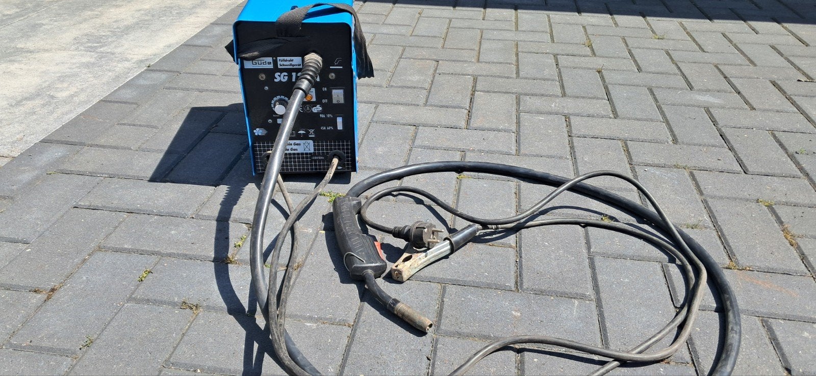 Gude Lasapparaat, Ophalen, Gebruikt, Minder dan 150 ampère, Co2