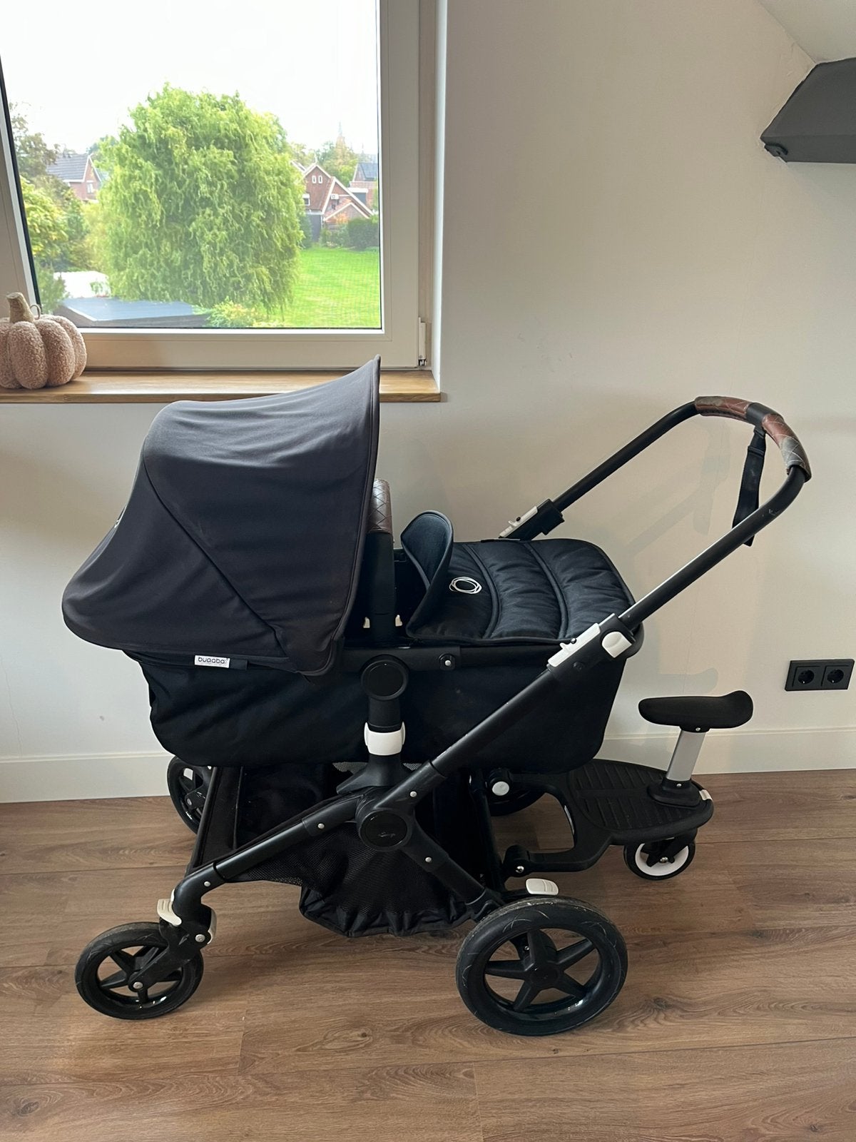 Bugaboo fox 2 kinderwagen met stoel en wieg te koop!, Ophalen, Gebruikt, Overige merken, Regenhoes