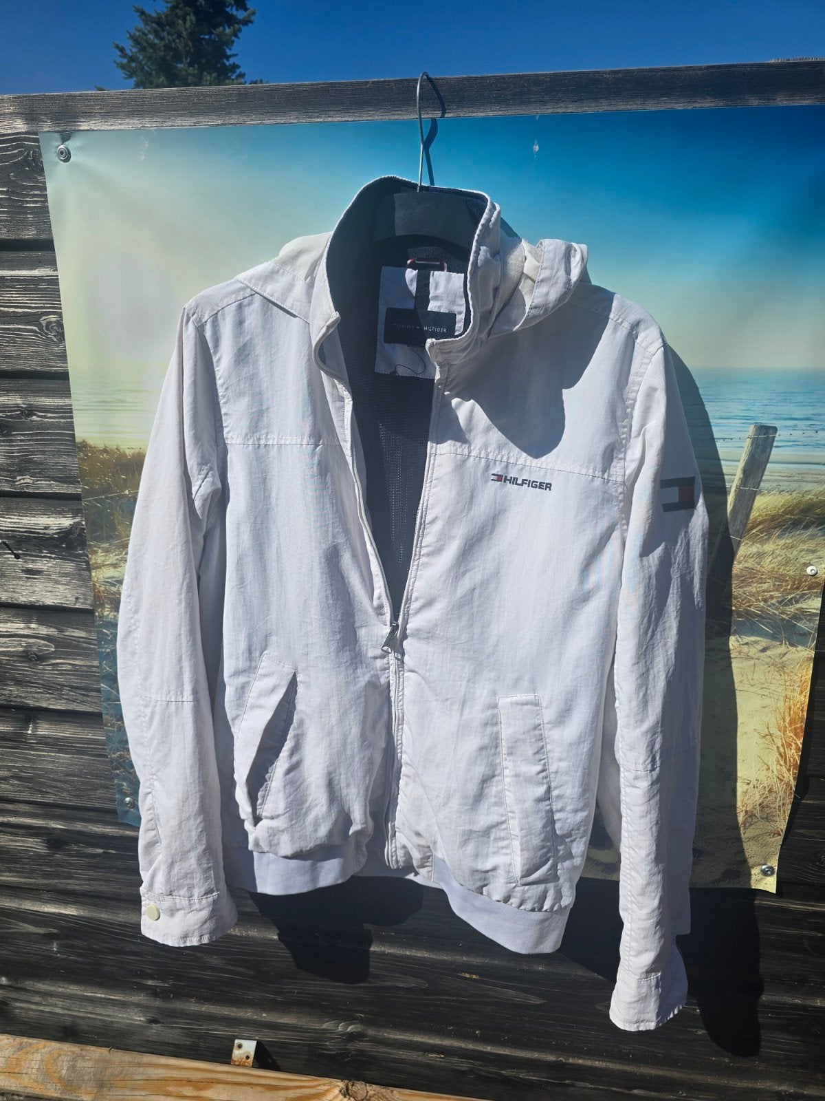 Tommy Hilfiger Jas Maat S/P, Kleding | Heren, Wit, Tommy Hilfiger, Ophalen of Verzenden, Gedragen