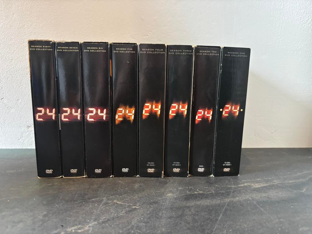 24 dvd’s seizoen 1t/m 8, Cd's en Dvd's, Dvd's | Tv en Series, Vanaf 12 jaar, Ophalen, Zo goed als nieuw, Actie en Avontuur